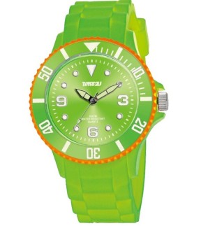 TIME2U Green Rubber Strap TU-008