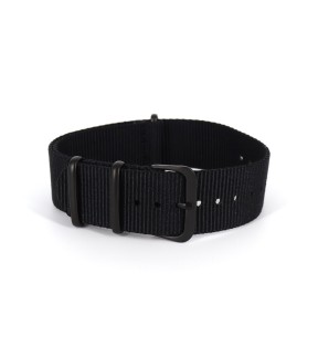 VITOPOULOS Black Nylon Strap 22mm