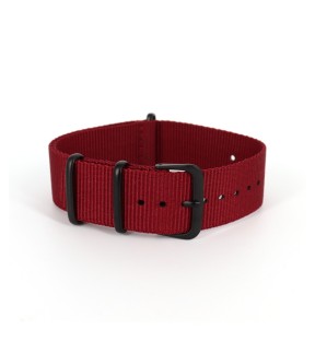 VITOPOULOS Bordeaux Nylon Strap 22mm