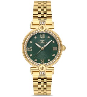 FERRO Yellow Gold Stainless Steel Bracelet FL21390AWT-B6