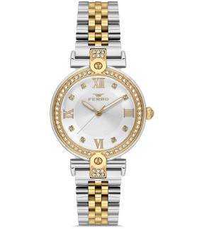 FERRO Yellow Gold-Silver Stainless Steel Bracelet FL21390AWT-D