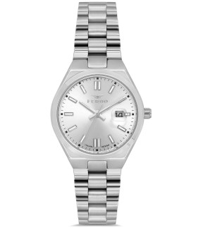 FERRO Silver Stainless Steel Bracelet FL21492AWT-A