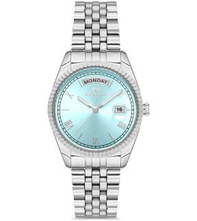 FERRO Silver Stainless Steel Bracelet FL21131AWT-A15