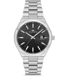 FERRO Silver Stainless Steel Bracelet F11386AWT-A2