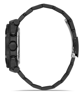 FERRO Multifunction Black Stainless Steel Bracelet FM11397AWT-G