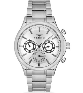 FERRO multifunction Silver Stainless Steel Bracelet FM11367AWT-A