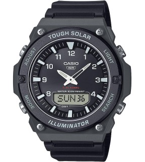 CASIO Collection Solar Black Rubber Strap AQ-S820W-1AVEF