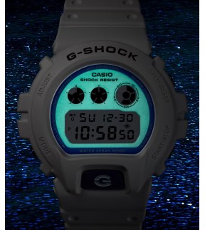 Ρολόι CASIO G-Shock Με Λευκό Καουτσούκ Λουράκι DW-6900HDS-7ER