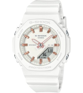 Ρολόι CASIO G-Shock Με Λευκό Καουτσούκ Λουράκι GMA-P2100M-7AER