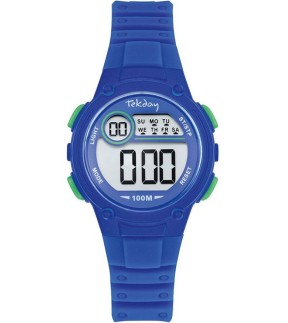 TEKDAY Blue Rubber Strap 654719