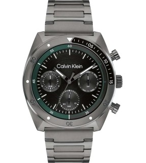 Ρολόι CALVIN KLEIN Flex Με Πολλαπλές Λειτουργίες Και Ανθρακί Ατσάλινο Μπρασελέ 25200466