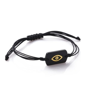 ROCKMAN Yellow Gold 14Ct Bracelet With Cords 089880