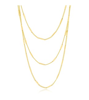 JOOLS Women Yellow Gold Silver 925 Necklace D1388FCDOR