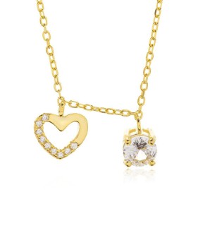 JOOLS Gold Plated 925 Silver Necklace ERC-9728NEW-N.2