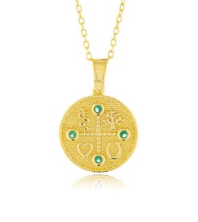 Γυναικείο Κολιέ JOOLS Κίτρινο Χρυσό Ασήμι 925 GR2N019.3