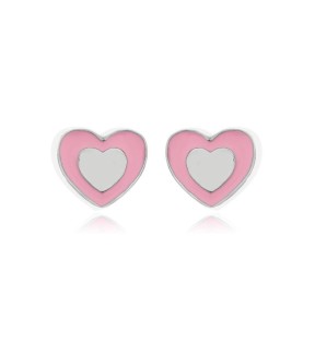 JOOLS 925 Silver Earrings OR1279PINK