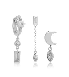 Σκουλαρίκια JOOLS Ασήμι 925 Με Πέτρες TYE230508-13.1