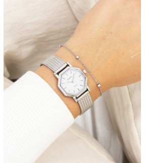 OOZOO Vintage Silver Stainless Steel Bracelet C20435