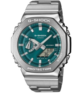 G-SHOCK Silver Stainless Steel Bracelet GM-2110D-3A1ER