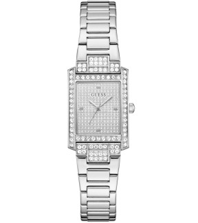 Ρολόι GUESS Bonnet Με Ασημί Ατσάλινο Μπρασελέ GW0995L1