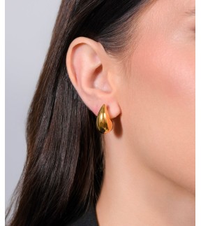 LUCA BARRA Earrings Gold Stainless Steel OK1370