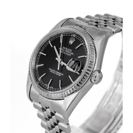 Preowned Watch ROLEX Oyster Perpetual Datejust Silver Stainless Steel Bracelet