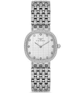 FERRO Silver Stainless Steel Bracelet FL21563AWT-A