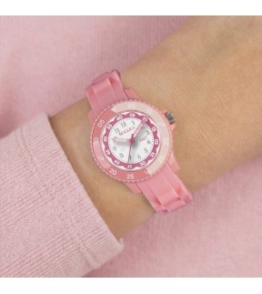 TIKKERS Pink Silicone Strap ATK1098