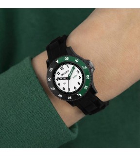 TIKKERS Black Silicone Strap TK0215