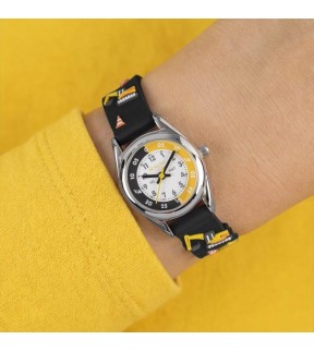 TIKKERS Black Silicone Strap TK0213