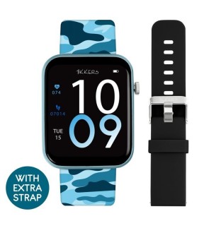 TIKKERS Smartwatch Blue Army Silicone Strap TKS13-0035-SET