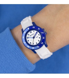 TIKKERS White Silicone Strap TK0217