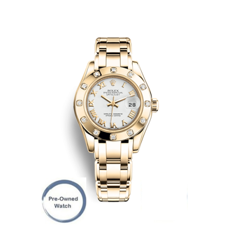 Preowned ROLEX Pearlmaster 29mm gold k18