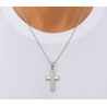 TRIANTOS Man Cross White Gold 14Ct