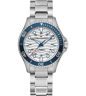 HAMILTON Khaki Navy Scuba Automatic Silver Stainless Steel Bracelet H82425110