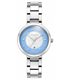 Ρολόι VOGUE Zoe Με Ασημί Ατσάλινο Μπρασελέ 616481
