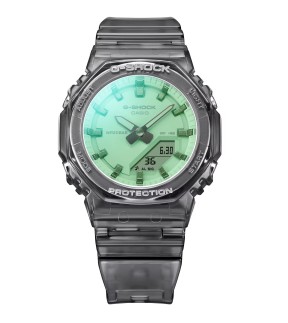 G-SHOCK Semi-Transparent Black Rubber Strap GMA-P2100SR-1AER