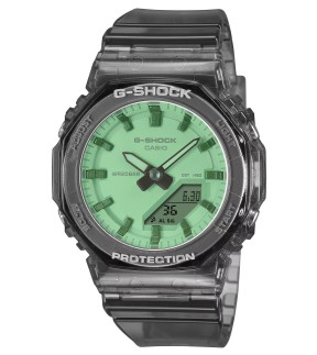 G-SHOCK Semi-Transparent Black Rubber Strap GMA-P2100SR-1AER