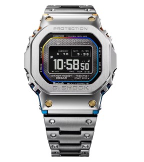 G-SHOCK Limited Edition/GPP Silver Stainless Steel Bracelet GMW-BZ5000RC-1ER