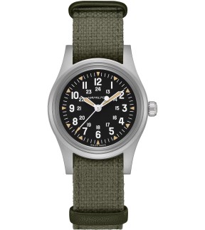 HAMILTON Khaki Field Mechanical Special Edition Nato Olive Strap H69399930