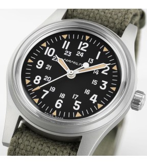 HAMILTON Khaki Field Mechanical Special Edition Nato Olive Strap H69399930