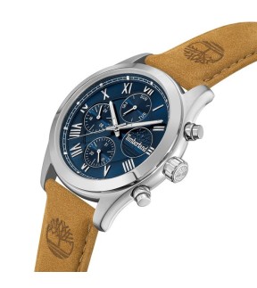 Ρολόι TIMBERLAND Ashmont Με Πολλαπλές Ενδείξεις Και Μπεζ Δερμάτινο Λουράκι TDWGF0082602