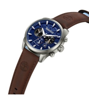 Ρολόι TIMBERLAND Henniker II Με Χρονογράφο Και Καφέ Δερμάτινο Λουράκι TDWGF0095001