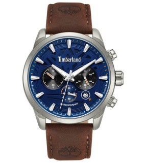 Ρολόι TIMBERLAND Henniker II Με Χρονογράφο Και Καφέ Δερμάτινο Λουράκι TDWGF0095001