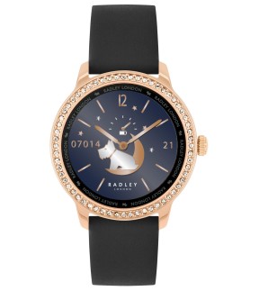 Ρολόι RADLEY LONDON Smartwatch Με Μαύρο Δερμάτινο Λουράκι RYS07-2110