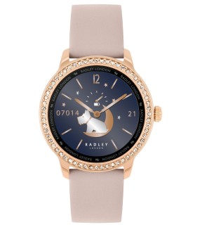 Ρολόι RADLEY LONDON Smartwatch Με Ροζ Δερμάτινο Λουράκι RYS07-2112