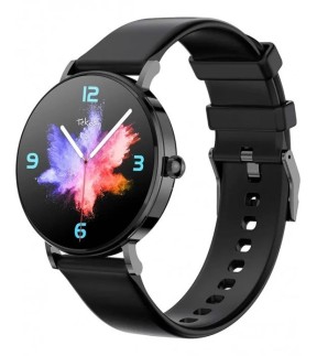 Ρολόι TEKDAY Smartwatch Με Μαύρο Λουράκι Σιλικόνης 656567