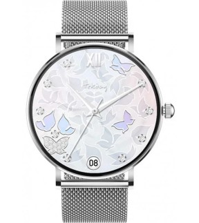 Ρολόι TEKDAY Smartwatch Με Ασημί Ατσάλινο Μπρασελέ 656569