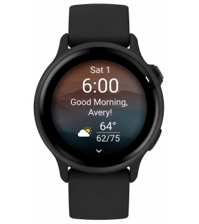 Ρολόι GARMIN vivoactive® 6 Με Μαύρο Λουράκι Σιλικόνης GA-010-02985-00
