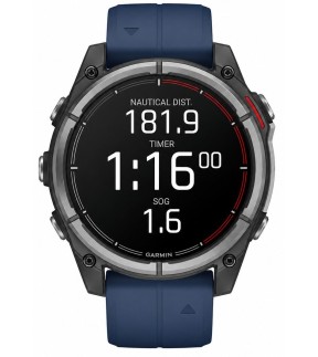 Ρολόι GARMIN Quatix® 8 51mm AMOLED Με Μπλε Λουράκι Σιλικόνης GA-010-02905-91